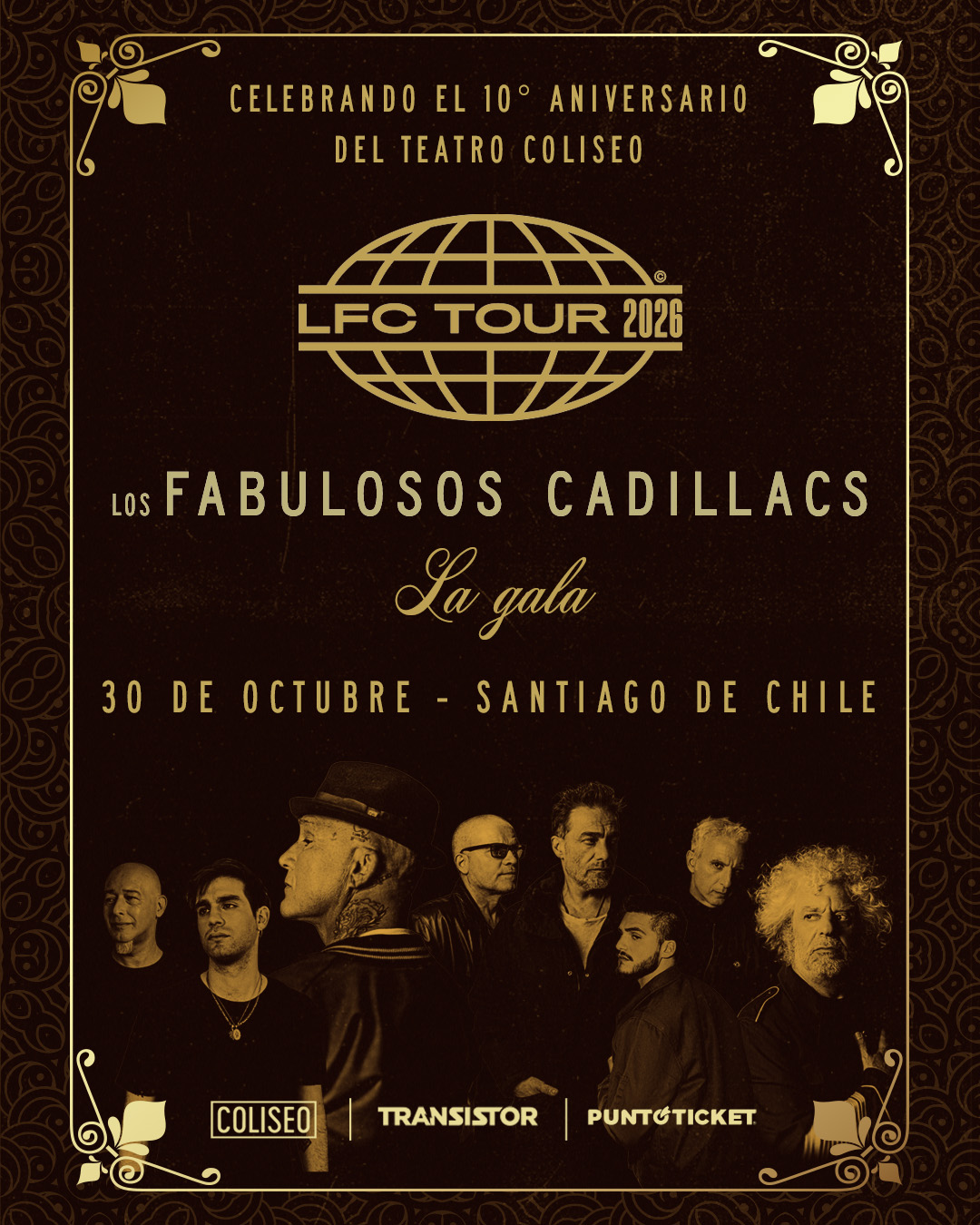Los Fabulosos Cadillacs anuncia show íntimo en Teatro Coliseo